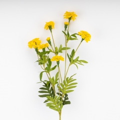 Штучні чорнобривці, жовті, 84 см ВРЯТОВАНА ПОЗИЦІЯ (9259-036)