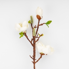 Латексная магнолия, белая, 73 см СПАСЕННАЯ ПОЗИЦИЯ (9259-069)