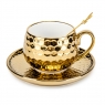 Керамічна чашка "Соти", золота (8904-012)