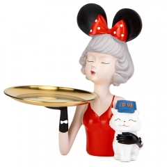 Статуэтка "Lady in red" (8923-006)