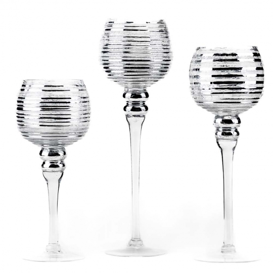 Набір з 3 свічників Набір з 3 свічників