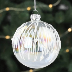 УЦІНКА Шар "Льодяник", 8 см (Плями,потертості) (00BR-6017-010)