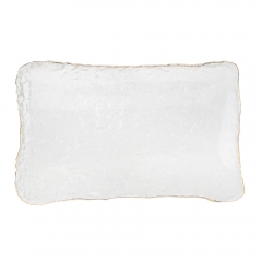 УЦІНКА Блюдо "Морганіт", 23 см (Бульбашки) (00BR-9219-022)