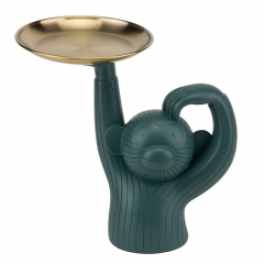 Статуэтка "Обезьяна" 25 см, белая (8924-008)