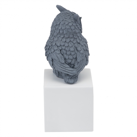 Статуетка "Owl" 25 см, сіра (8924-010)