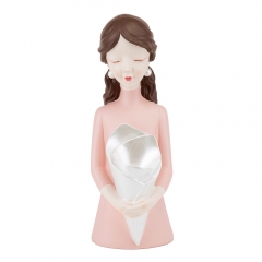 Статуэтка "Elegance", розовая (8924-017)