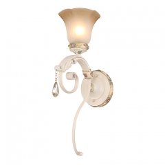 Бра белое с плафоном в виде цветка (YA008/1) (YA008/1)