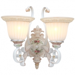 Бра на 2 плафона бежевого цвета из матового стекла (YA009/2) (YA009/2)