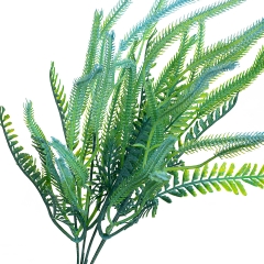 Ветка искусственная зелено - бирюзовая 40см (8410-007)