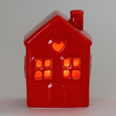 Світлодіодний будиночок (LED), червоний, 10,5 см (6039-007)