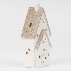 Світлодіодний будиночок (LED), білий, 17 см (6039-014)