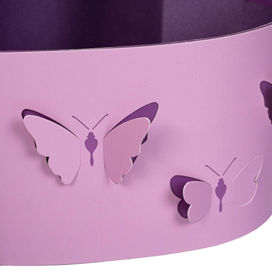 Набір коробок «Політ метелика 3D» 3 шт. фіолетовий (8300-015)