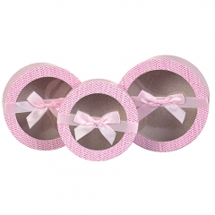 Набор коробок "Нежность" 3 шт, розовый (8300-017)