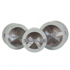 Набор коробок "Нежность" 3 шт, серый (8300-019)