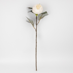 Искусственные пионы, кремовые, 65 см (9249-003)