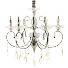 Люстра хрустальная в цвете хром на 6 ламп (OU110/6) (OU110/6)