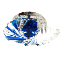 Люстра пристібна синього кольору на 2 лампи (SN001BL)