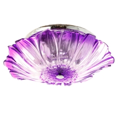 Люстра пристібна фіолетового кольору на 3 лампи (SN003P)