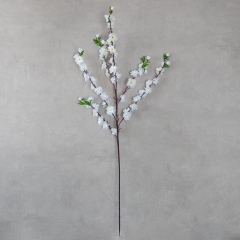Искусственная ветка "Сакура", белая, 124 см (9296-005)