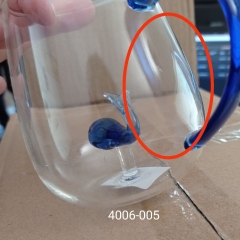 Стекляная чашка с фигуркой “Кит”, 280 мл (00BR-4006-005)