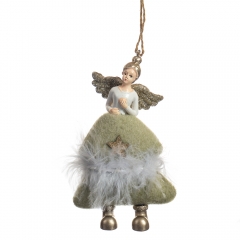 Подвеска "Ангелочек" белый (6003-018)