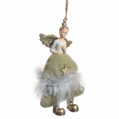 Подвеска "Ангелочек" белый (6003-018)