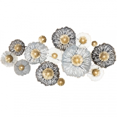 Декор настенный "Металлические цветы", 135 см (8926-002)