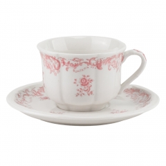 Чашка з блюдцем "Аристократичний сніданок", 250 мл (9198-005)
