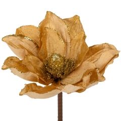 Декоративный цветок "Вдохновение", золотой, 45 см. (9171-030)