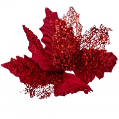 Декоративный цветок "Мелоханье", красный, 30 см (9171-037)