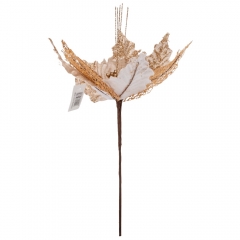 Декоративный цветок "Мелоханье", золотой, 30 см (9171-038)