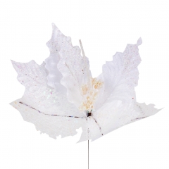 Декоративный цветок "Мелоханье", белый, 30 см (9171-041)