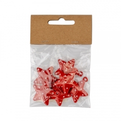 Комплект елочных игрушек "Звездочки", 6 шт (013NY)