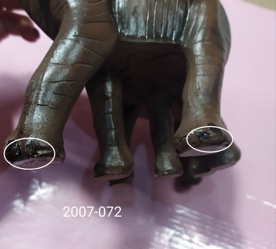 УЦІНКА Фігурка "Парочка слонів" (Дефект покрасу,невеликі тріщинки,дирочка) (00BR-2007-072)