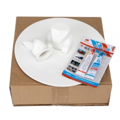 Подставка "Любознательный кролик", белая, 30 см (8910-008)