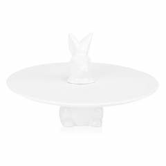 Подставка "Любознательный кролик", белая, 30 см (8910-008)