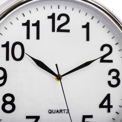 Часы "Инфинити", серебряный, 34,5 см (2005-121)