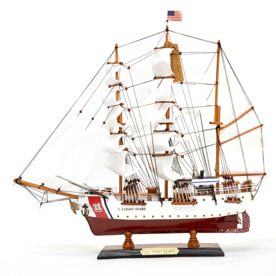 Дерев'яна модель корабля "U. S. Coast Guard" 64 см (САМОВИВІЗ АБО ОКРЕМА ТТН) (8937-008)