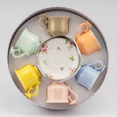 Набір "Ніжний вальс" на 6 персон, різнокольоровий, 260 мл (9292-007)