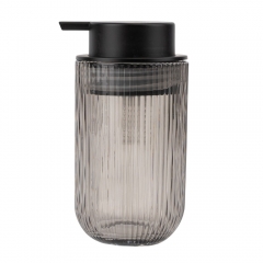 Диспенсер для мыла "Линии спокойствия", серый, 7*14,5 см СПАСЕННАЯ ПОЗИЦИЯ (9277-016)