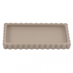 Набор для ванной "Диспенсер со стаканом", бежевый, 12 см СПАСЕННАЯ ПОЗИЦИЯ (9277-021)