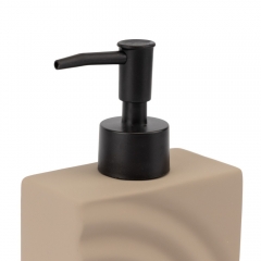 Диспенсер для мыла "Бриз", бежевый, 5*16 см СПАСЕННАЯ ПОЗИЦИЯ (9277-027)