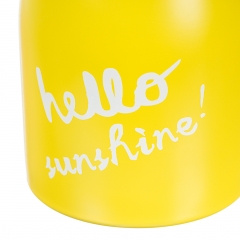 Термос металевий «Насолода» (жовтий) 320 мл (0006J/C)