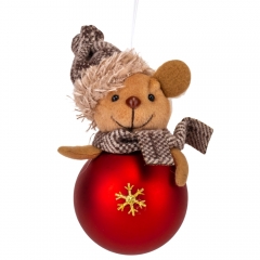 Елочная игрушка "Тедди", 12 см (9139-007)