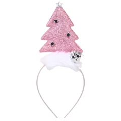Новогодний ободок "Розовая елка", 26 см (9139-019)