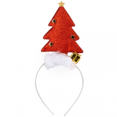 Новогодний ободок "Красная елка", 26 см (9139-021)
