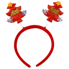 Новогодний ободок "Елки", 22 см. * Рандомный выбор дизайна. (9147-003)