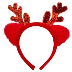 Новогодний ободок "Блестящие рожки", 19 см. * Рандомный выбор дизайна (9147-004)