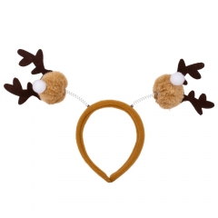 Новогодний ободок "Играющие рожки", 27 см * Рандомный выбор дизайна (9147-005)