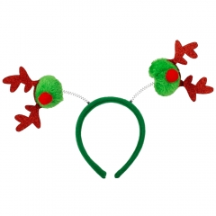 Новогодний ободок "Играющие рожки", 27 см * Рандомный выбор дизайна (9147-005)
